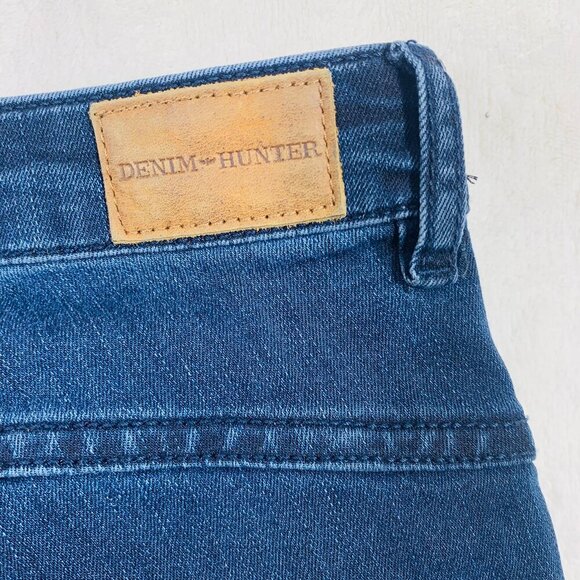 Denim Hunter Celina Zip Custom  dark blue denim Jeans size 31 - Picture 4 of 16